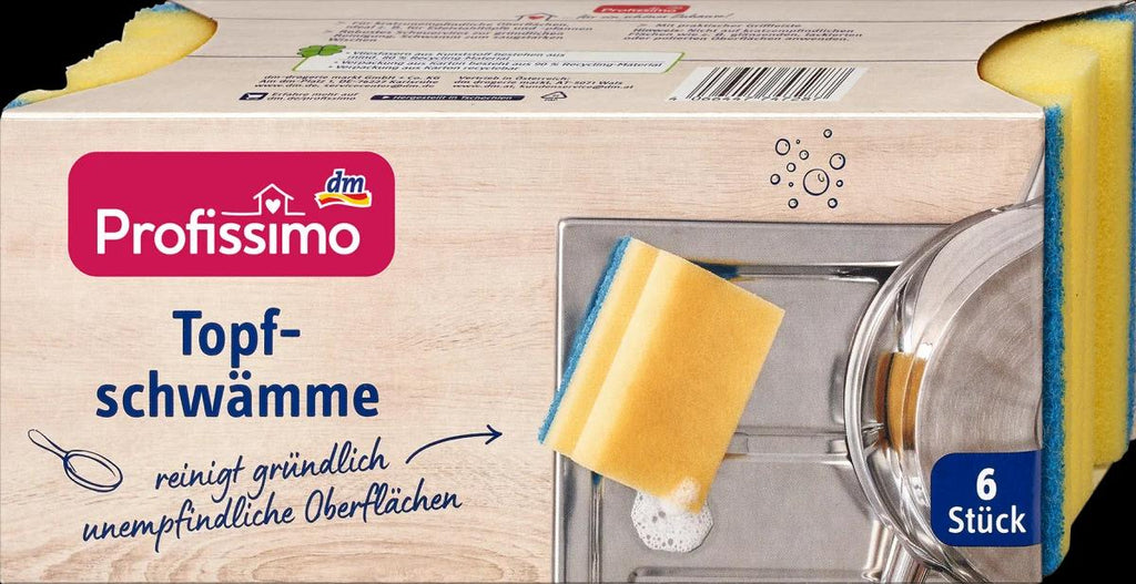 Švammes trauku mazgāšanai 6gab