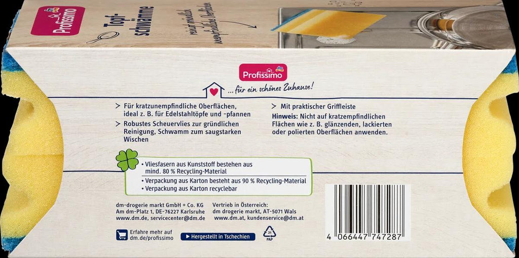 Švammes trauku mazgāšanai 6gab