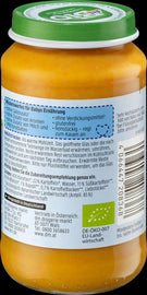 Burkāni ar saldo kartupeli un liellopu no 8 mēn. vecuma. BIO