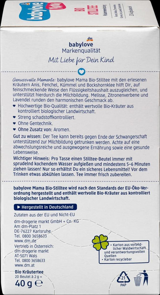 Tēja zīdīšanas periodā, BIO