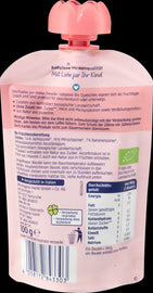 Persiku, banānu, ābolu biezenis. BIO