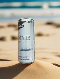 Red bull white edition ar kokosa, melleņu garšu